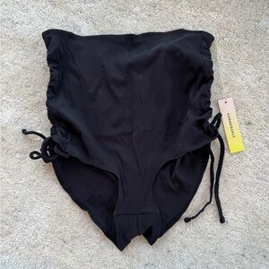 NWT Summersalt Bikini Bottoms Black Ribbed - Maternity Size 6